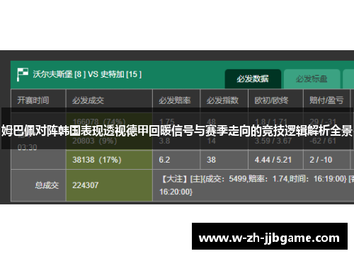 姆巴佩对阵韩国表现透视德甲回暖信号与赛季走向的竞技逻辑解析全景